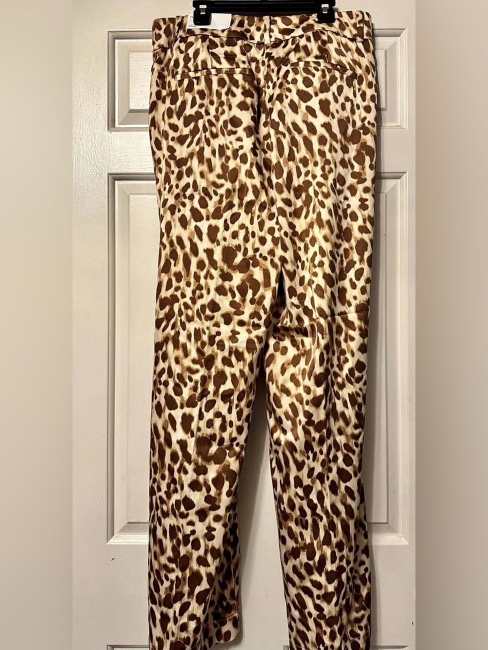 Ann Taylor Animal Print Wide Leg Pants Size 8 NWT - Picture 2 of 5